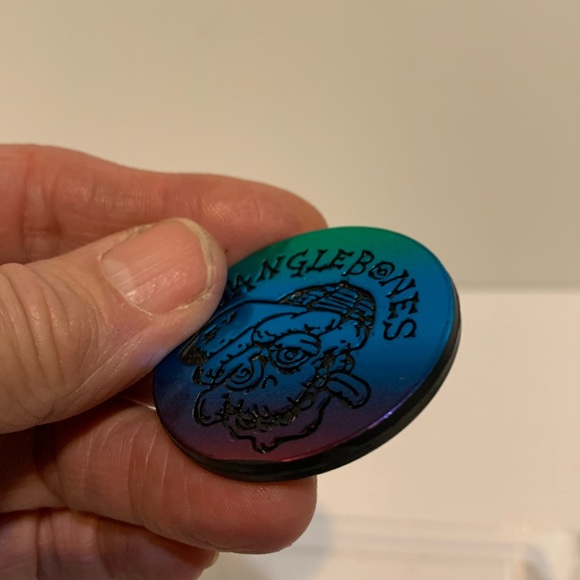 OFFICIAL SLAMMER JAMMER Janglebones skeleton blue green - Picture 4 of 5